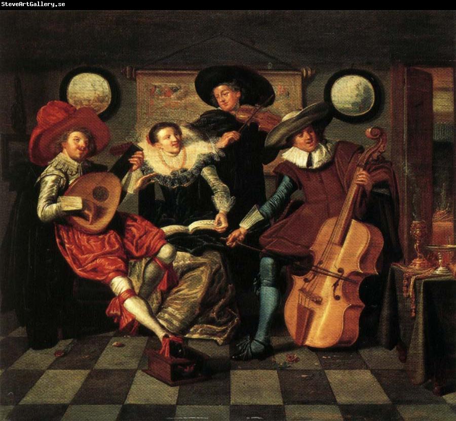 Dirck Hals The Merry Company